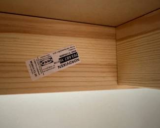 C8 - $85 - Ikea Nordviken Drop Leaf Table in Black. (Needs piece installed to hold open drop leaf) Measures 29" square x 29.5" tall. Leaf adds 12". 