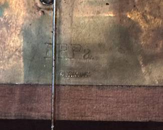 C26 - $50 - DRP Germany Mantle Clock with key. Untested. 