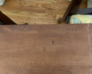 C1 - $495. Craftique Solid Wood Table. Measures 56" long x 42" wide x 30" tall. Has table pad & 3 leaves that add 12" each. Includes 1 arm chair 5 regular chairs. Very sturdy and in good condition 