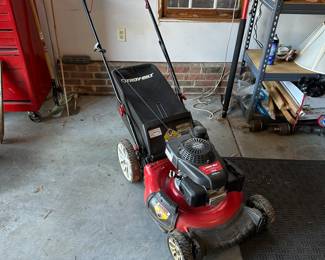 C62 - $150 - Push Mower with bag - Troy-Bilt TB160 Honda Engine. 21" deck. 