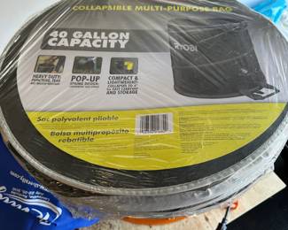 C77 - $20. Ryobi 40 gallon pop up Bag new in bag. 