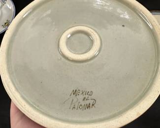 C39 - $8 Each - Pottery Trivets made in Mexico. Mexico el Palomar signed on back. 