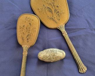 Vanity Set And Trinket Box