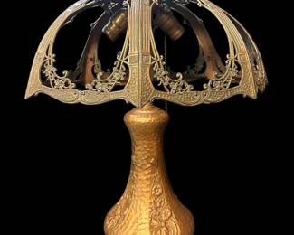 Antique Copper Base Lamp