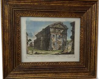 Original Italian Print - Roman Views