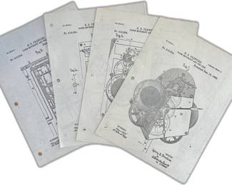 Seth Thomas Clock Co. - “Office Calendar Clock No. 3” -- Original Drawings & Paperwork Included