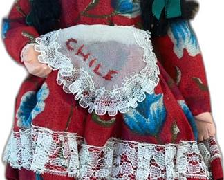 Chile Vintage Souvenir Doll