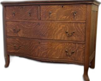 Antique Oak Dresser - 3’ 7” L x 1’ 9” D x 2’ 9” H