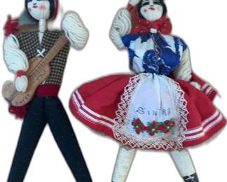Spanish Vintage Cloth Souvenir Dolls