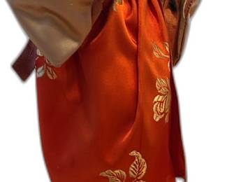 Vintage Korean Folk Doll in Traditional Hanbok