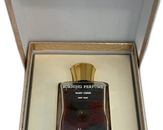 Vintage Mary Chess Burning Perfume Yram Glass Bottle -- Two Partial Bottle are Available