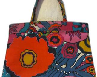 Vintage 1960s Floral Handbag