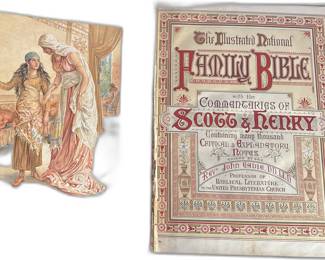 Antique Holy Bible -- Interior Detail