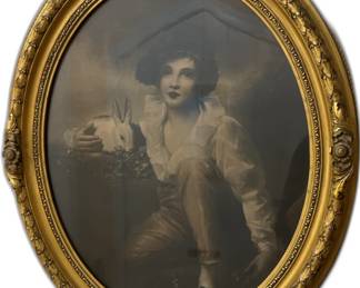 Sir Henry Raeburn framed print - “Boy and Rabbit”