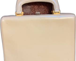 Vintage 1950s Off White Handbag