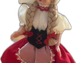 Dutch Girl Vintage Doll in Traditional Costume