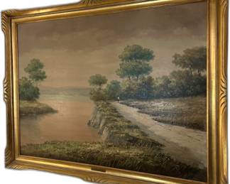 Martinelli (Italy, 1910) - original Landscape Oil Painting