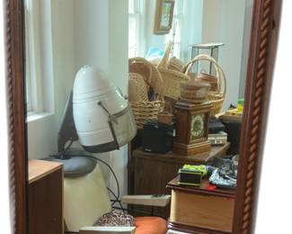 Wooden Antique Mirror