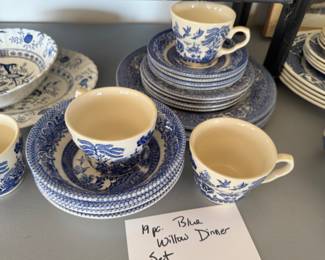 Blue willow china