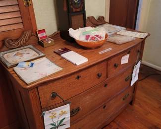 Tiger Oak Dresser