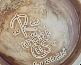 Carl-Harry Stalhane Swedish Stoneware Vase