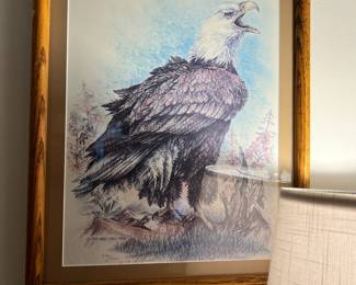 1988 Framed & Matted Print "Cry Freedom" by Doug Linstrand