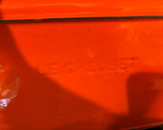 Le Creuset Orange Enameled Cast Iron Baking Dish