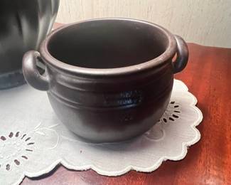 Hogans Keramik Brown Stoneware Crock Pot