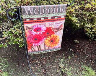 Outdoor Welcome Sign