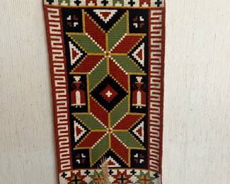 Handmade Swedish Wool "Agedyna" Wall Hanging Tapestry