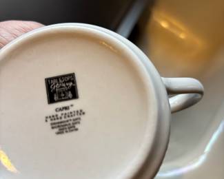 Tabletops Gallery "Capri" Basketweave Dinnerware Set