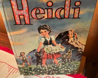 Whitman Publishing Company 1955 Heidi Book by Johanna Spyri