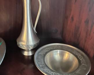 Westin Pewter Bowl – Made in Norway, Hagness Pewter Pitcher – Made in Norway