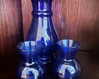 Cobalt Blue Glass Vases