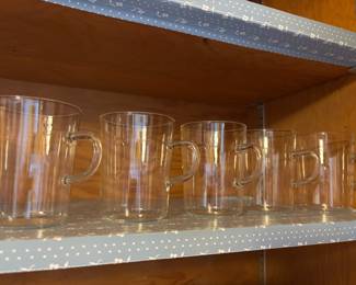 Set of 5 Glass Mugs