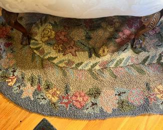 Latch Hook Floral Design Rugs