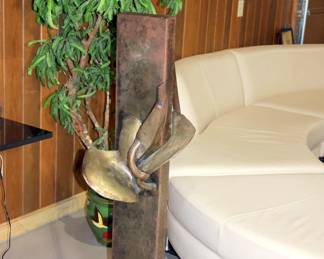 Steel & Brass Sculpture