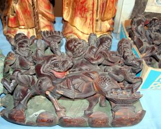 Asian Carved Panels