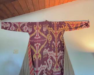 Uzbekistan Ikat Chapan Jacket