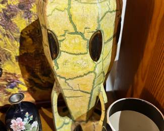 Czechoslovakian Pottery Vase Signed Maue