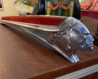 1946 Pontiac Native American Hood Ornament