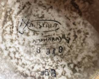 Austria Amphora Pottery Vase