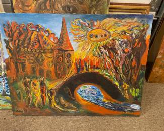 1997 Modernist Painting by Reno