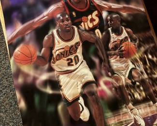 1997 Gary Payton Sonics AT&T All Star Classic at Key Arena Poster