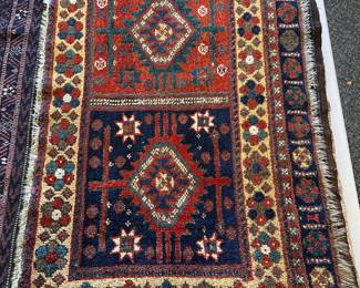 Caucasian Bordjalou Kazak Rug – 2' x 4'