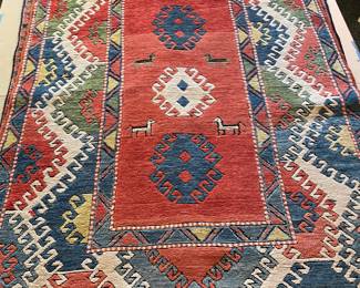 Caucasian Karabagh Kazak Rug – 4' 2.5" x 6' 3.5"