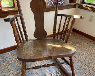 Oak 19th Century Rocking Chair