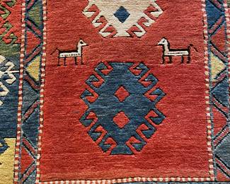 Caucasian Karabagh Kazak Rug – 4' 2.5" x 6' 3.5"