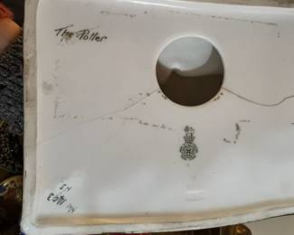 The Studio Pottery "Albanian Dice Thrower" Figurine