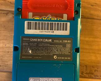 Blue Nintendo Game Boy Color